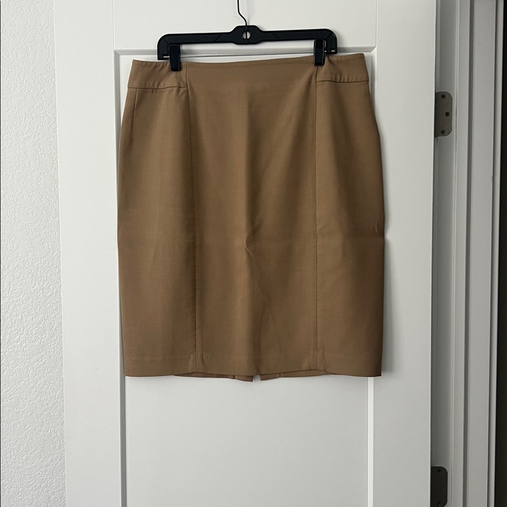 LOFT Tan Pencil Skirt